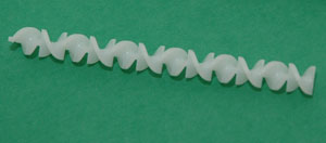 Figure  #7: Model HT-40 Plastic Helical Static Mixing Element